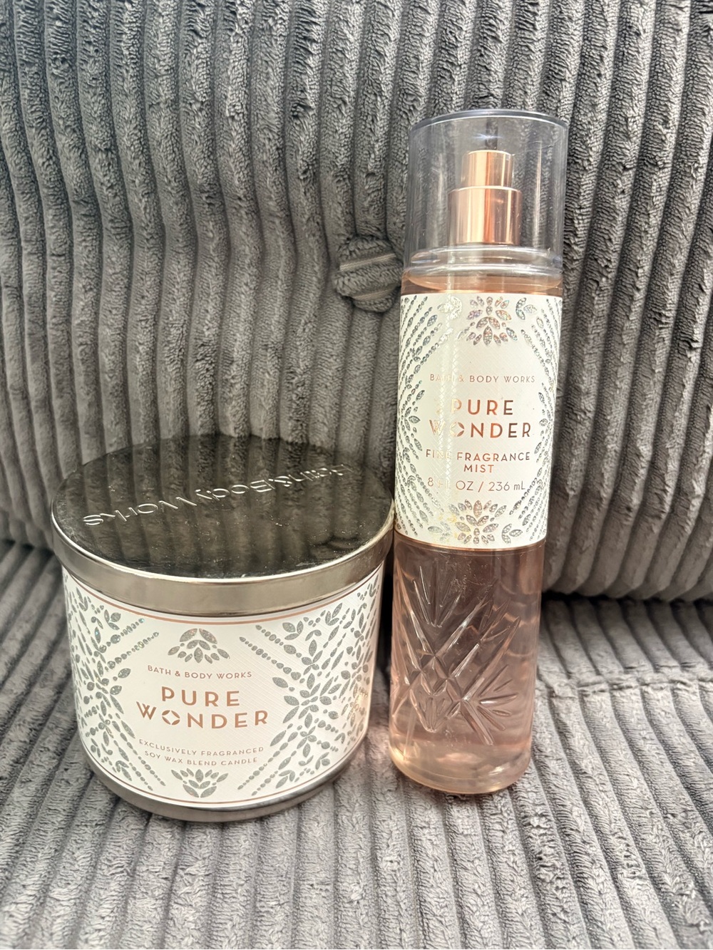 Bath & Body Works Pure Wonder Fragrance candle set